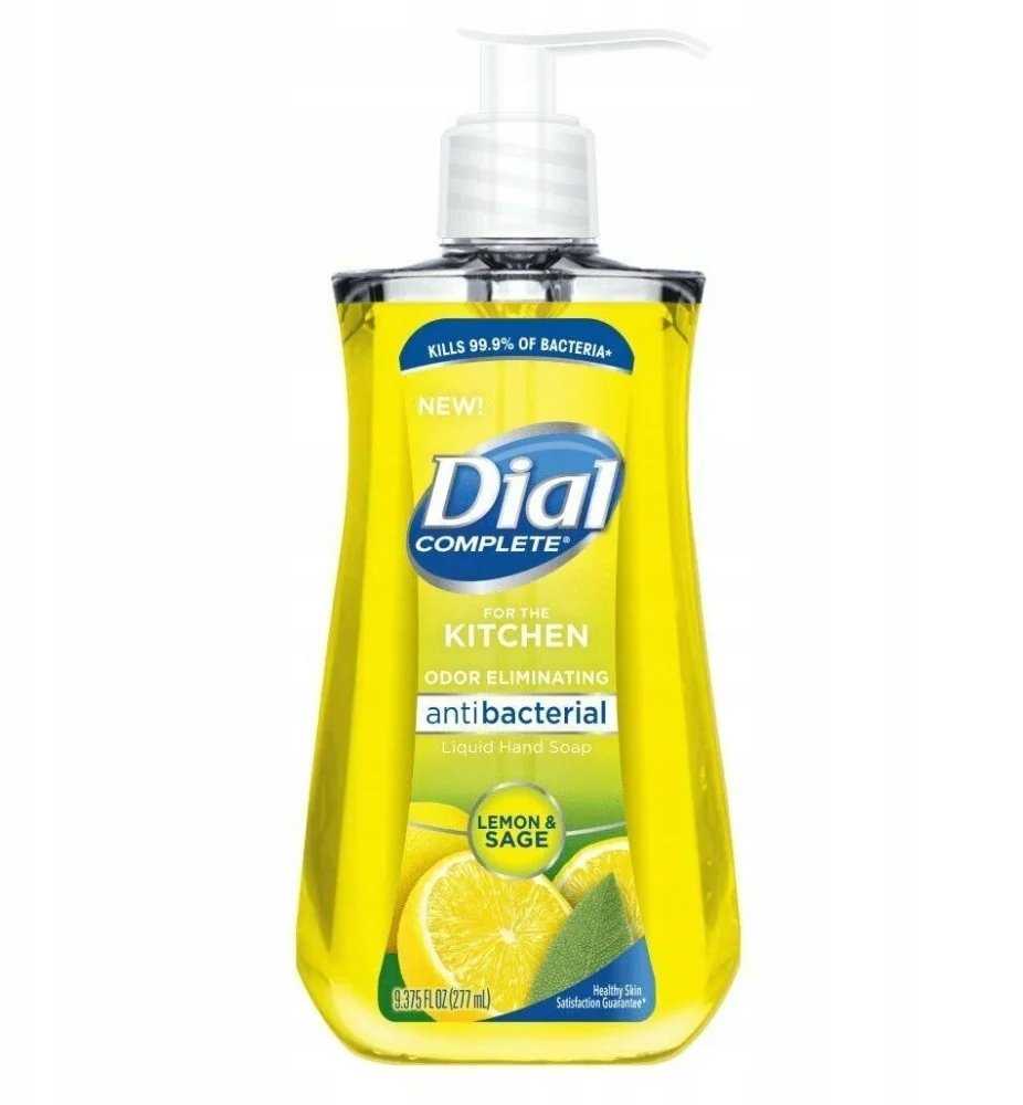 Dial antibakterinis skystas muilas rankoms, citrina – šalavijas, 221 ml