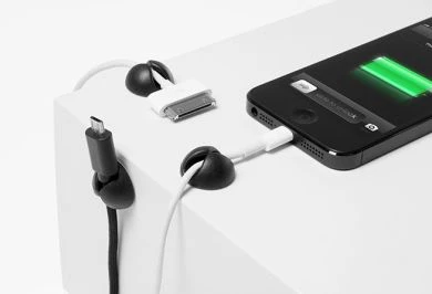 Bluelounge CableDrop tvirtinimo kabelis, juodas