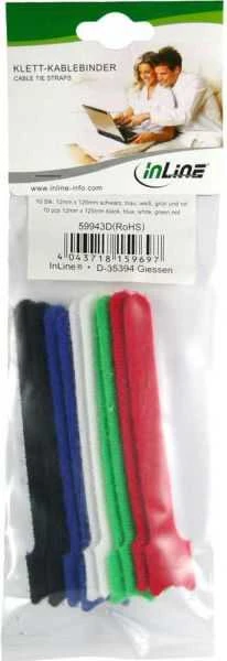 Intos InLine lipdukų kaklaraiščiai, 12 x 125 mm, 10 vnt