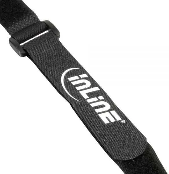 Organizer InLine Rzep Juodas 10 vnt (59945H)