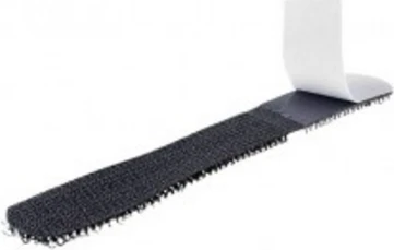LABEL THE CABLE Mini Velcro Ties 10-piece Set - juodos spalvos