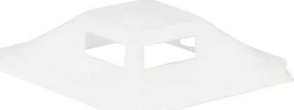 Organizatorius Lanview Lanview LVT-CABLEMOUNT-50W kabelių raišteliai Polipropilenas (PP) Balta 50 vnt.