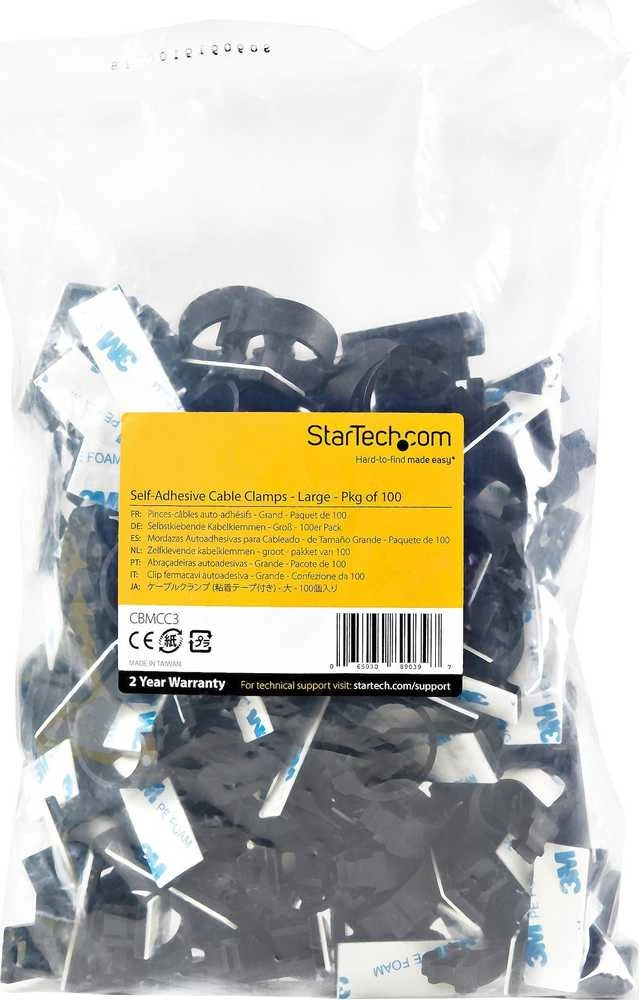 Organizatorius StarTech 100 kabelių spaustukų