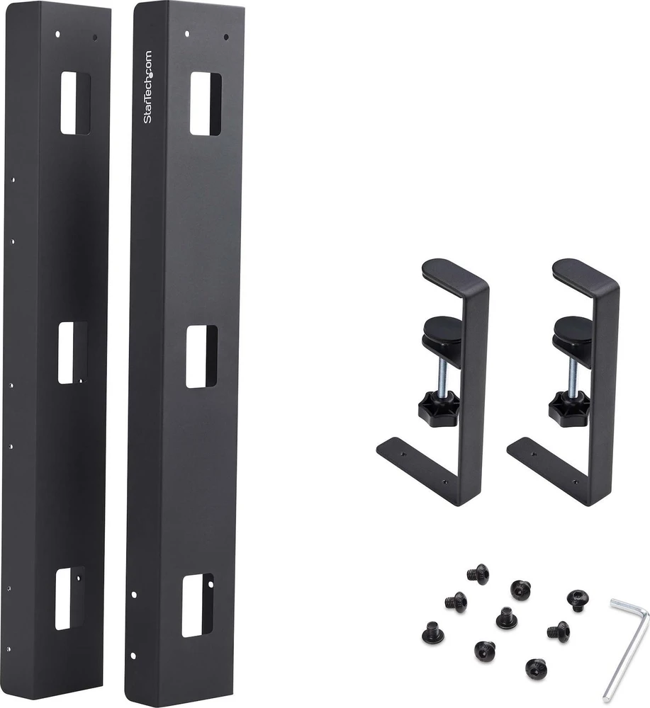 Organizatorius StarTech StarTech CALB-DESK-CABLE-TRAY kabelių organizatorius Stalo kabelių lovelis Juodas 1 vnt.