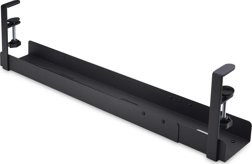 Organizatorius StarTech StarTech CALB-DESK-CABLE-TRAY kabelių organizatorius Stalo kabelių lovelis Juodas 1 vnt.