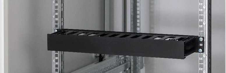 TRITON 19" įrišimo plokštė 1U plastikinė, juoda
