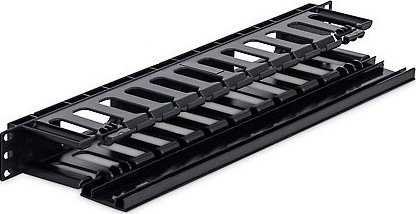 TRITON 19" įrišimo plokštė 1U plastikinė, juoda