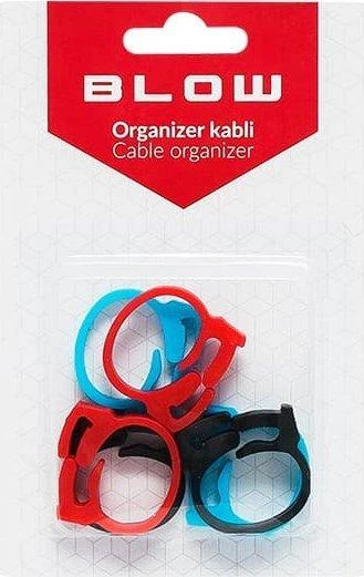 Kabelių organizatorius - apkabos žiedas 6 vnt - Blow