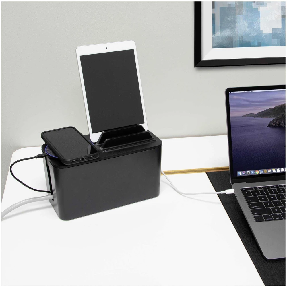 Organizatorius BlueLounge Bluelounge CableBox Mini Station juoda