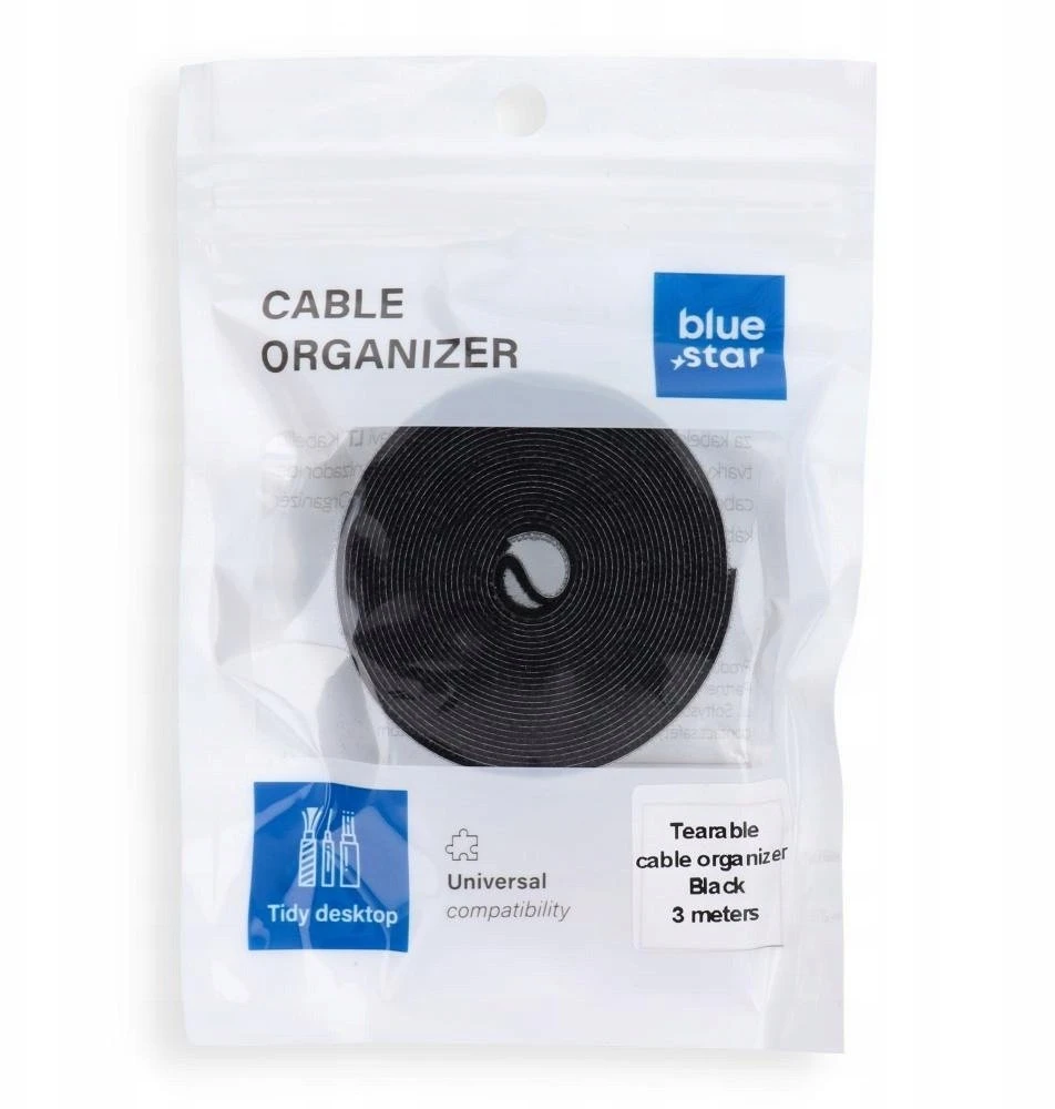 BlueStar Blue Star velcro cable tie PJ-COZ055 - juodas (3m)