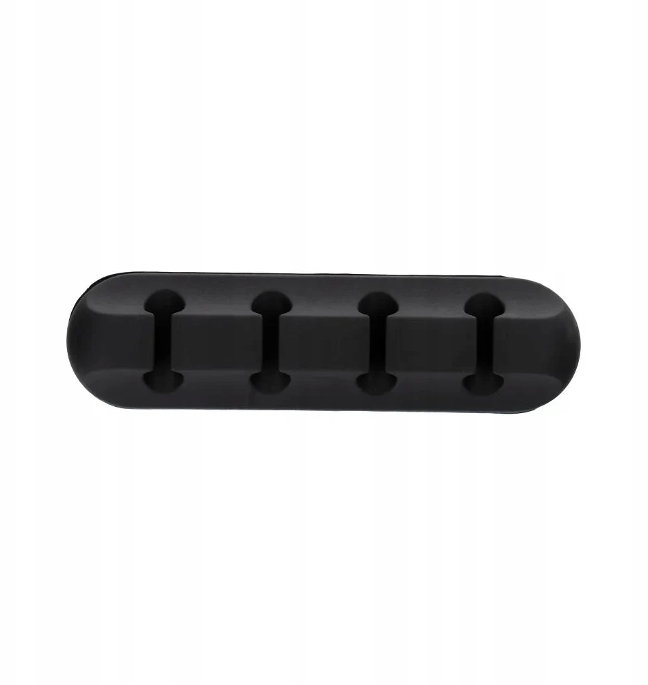BlueStar „Blue Star PJ-OCZ23“ silikoninis lipnus organizatorius 4 laidams - juodas (1 vnt.)