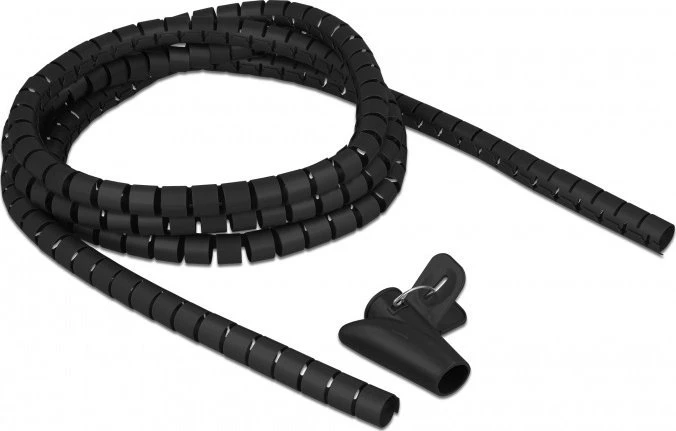 Organizer Delock DELOCK Spiralschlauch m. Einziehwerkzeug 2,5m x 15mm juodas