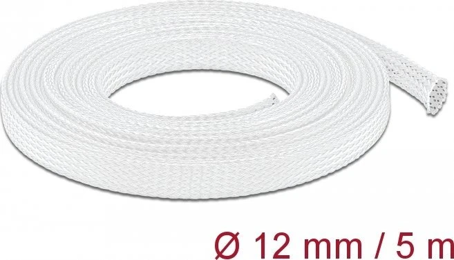 Delock pintos rankovės, tamprios 5 mx 12 mm baltos