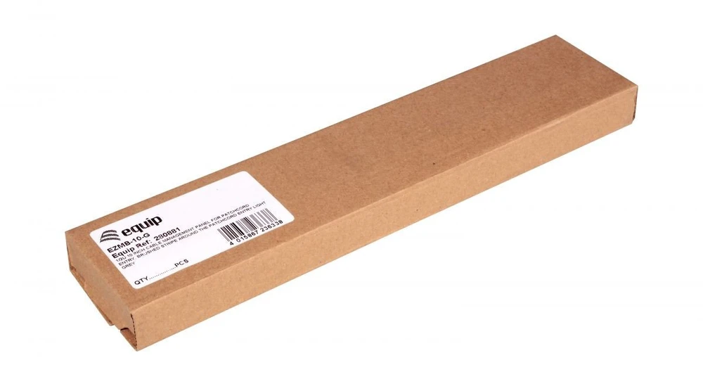 Organizer Equip Equip 10'' Kabeldurchführung mit Bürsteneinsatz, 1U grau