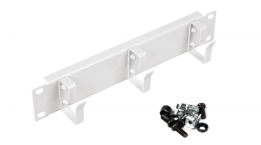 Organizer Equip Equip 10'' Kabeldurchführung mit Ringeinsatz, 1U grau