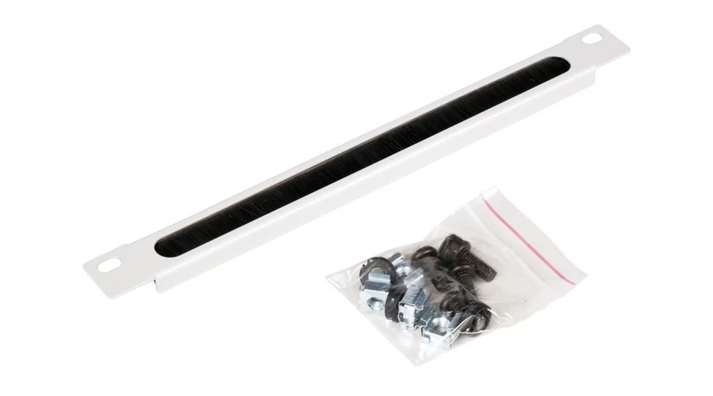 Organizer Equip Equip 10'' Kabeldurchführung mit Bürsteneinsatz, 1U grau