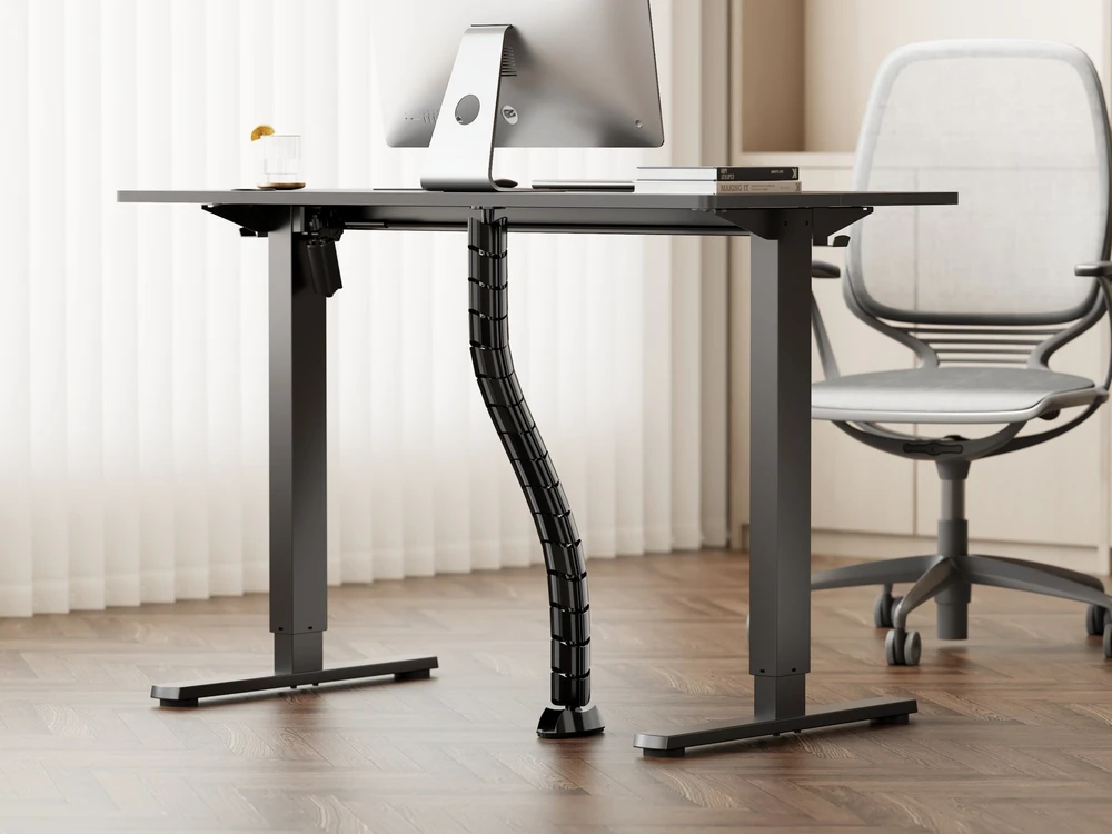 Organizer Equip Equip Doppel-Kabelführung 73cm für Untertischmontage juodas