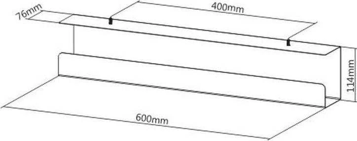 Laikiklis Fiber Mount Ergosolid organizatoriaus užvalkalas, juodas, 1 vnt.