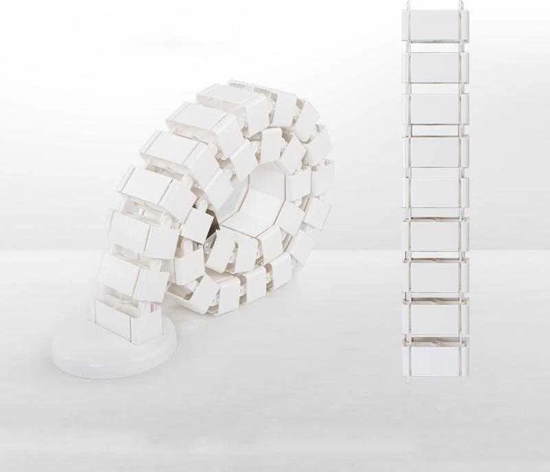 Ergosolid kabelių organizatorius, spiralinis, baltas, 1 vnt.