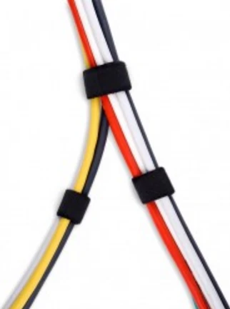 LABEL THE CABLE Dual Velcro Roll 3m - juodos spalvos