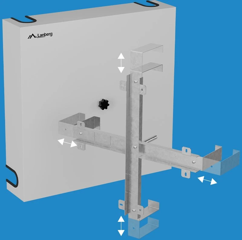 Lanberg Cable Reserve Frame 500X500, Pilkas
