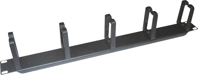 LOGILINK OR104B LOGILINK- 19 Kabelių valdymo juosta 1U su 5 sukamaisiais plastikiniais laikikliais, juodas