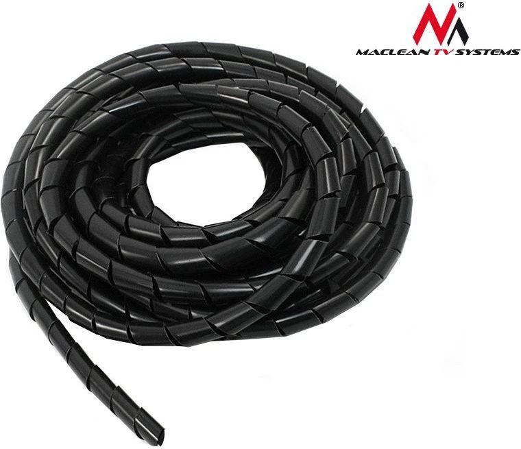 Maclean MCTV-685 B 43133 Kabelio maskavimo dangtelis (8,7 * 10 mm) 3 m juodas spiralinis