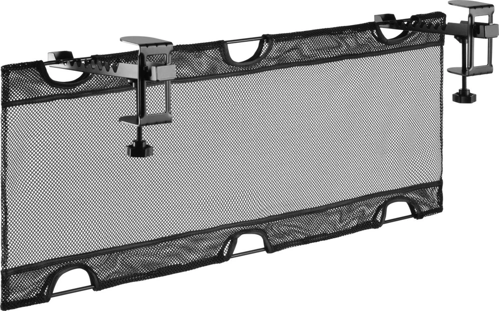 MOZOS UCM-1 ORGANIZER KABLI POD BLAT BIURKA JUODA