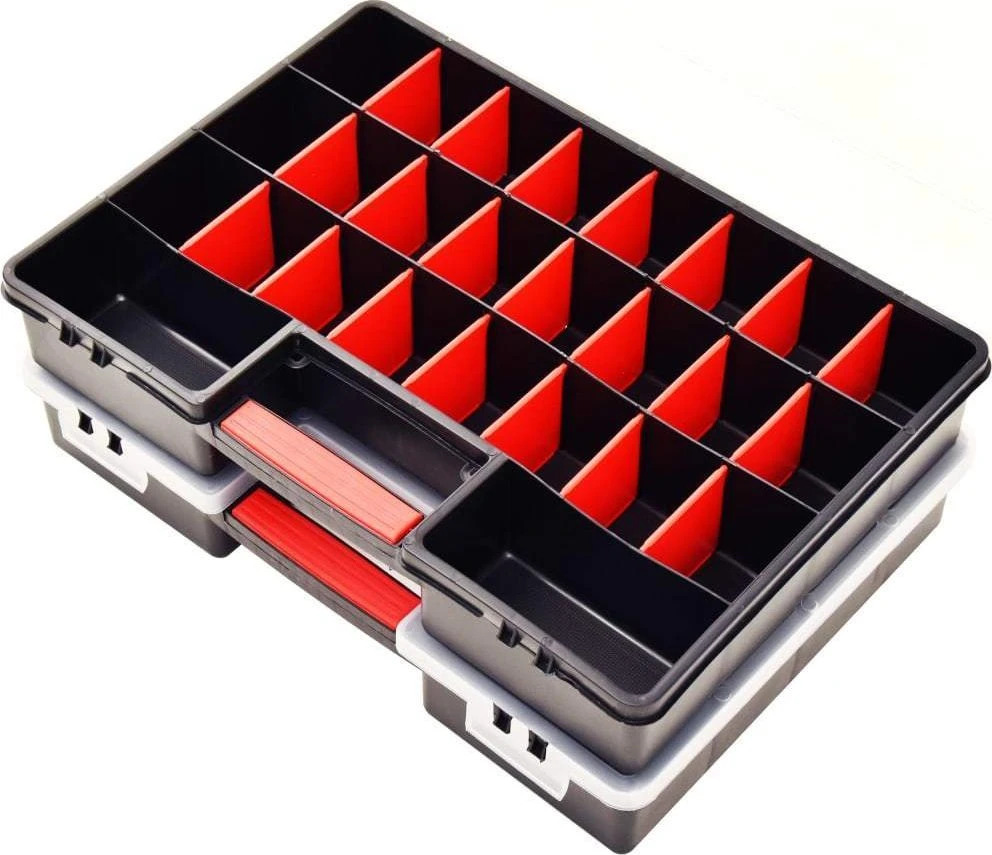 Asortimentinės dėžutės, 2vnt., 460x325x80 mm, plastikas