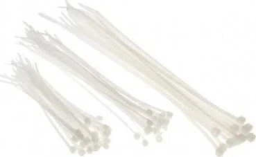 41-405# Oem Laidų tvirtinimo dirželiai balti - 60 vnt