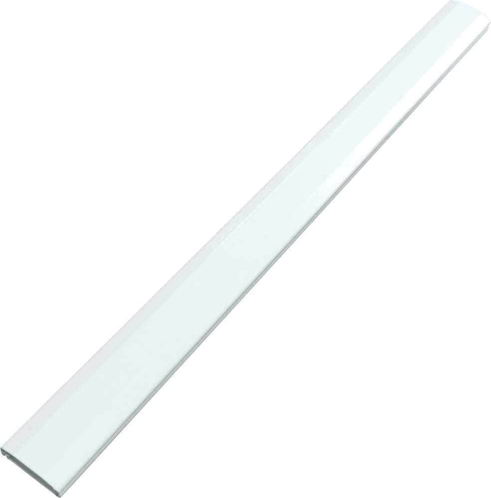 Orno Aluminiowa Aliuminio kabelio dangtelis su spragtelėjimo fiksavimo sistema, 110 cm ilgio, baltas