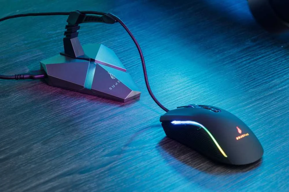 SRR SureFire Axis Bungee HUB USB Pelė Cable Holder