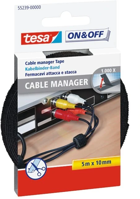 Organizer Tesa 55239 Cable Tie Juodas 1 Pc(S)