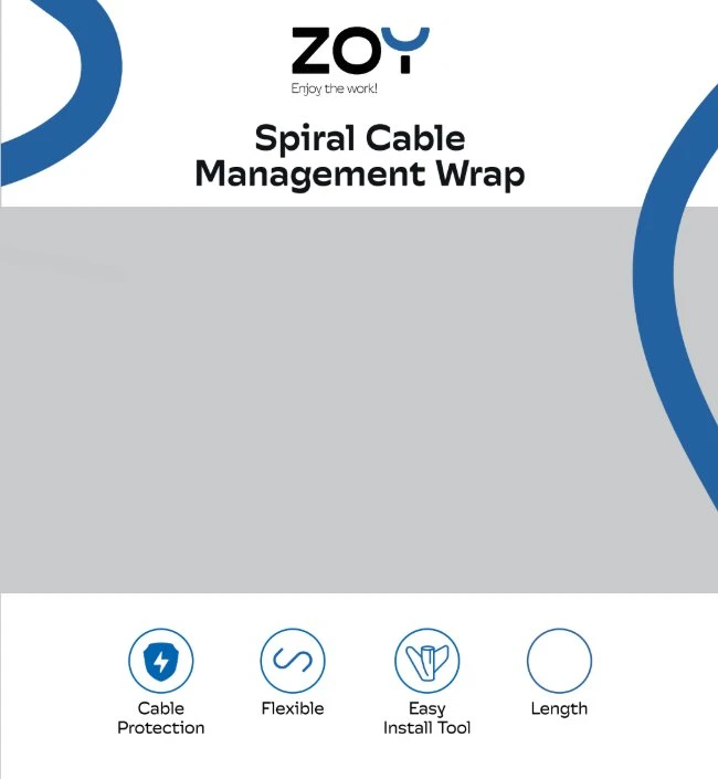 Organizer ZOY Spirala na przewody 1 sztuka 28mm 5m