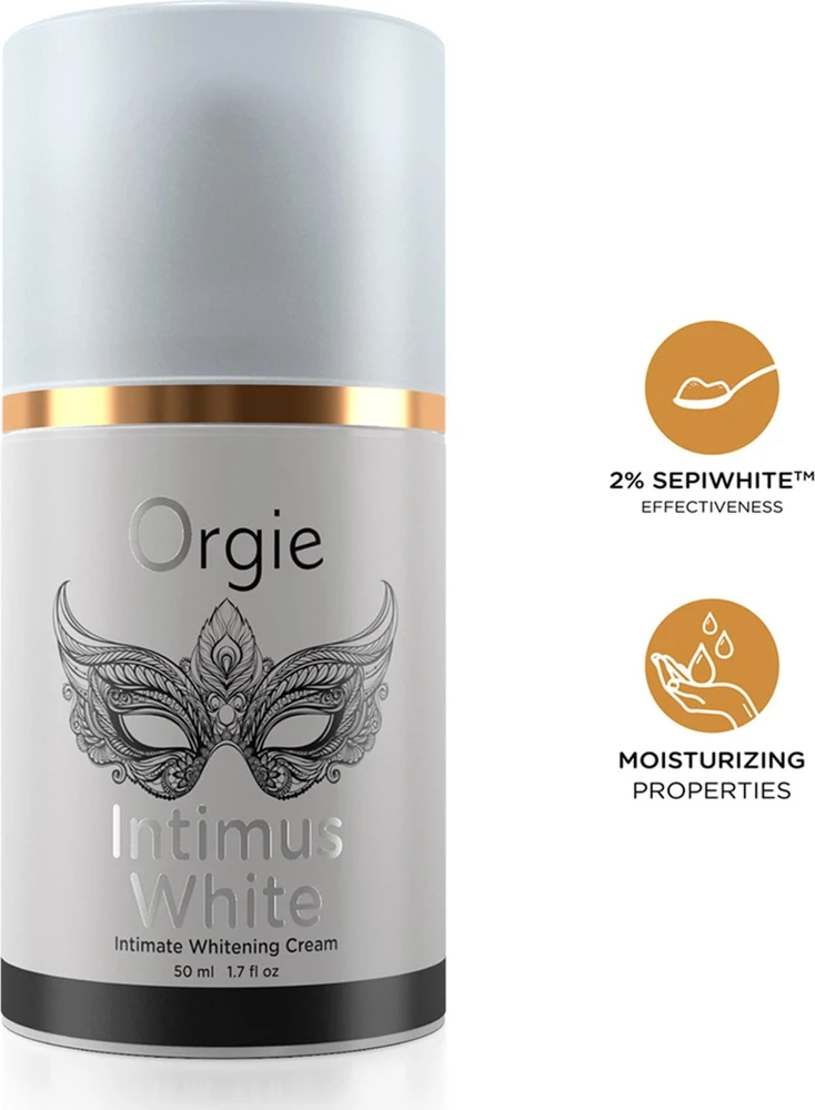 CREAM Orgie - Intimus Baltas Intimate Whitening Stimulating Kreminis 50ml šviesinantis kremas intymioms zonoms