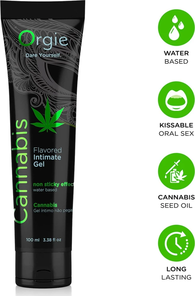 Orgie Lube Tube Cannabis 100 ml
