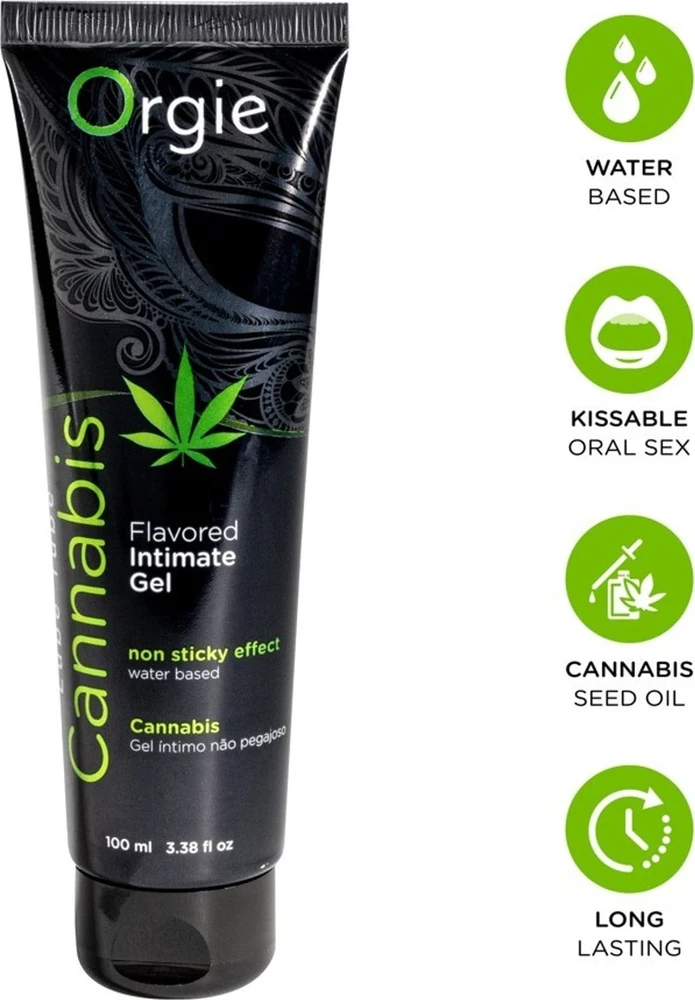 Orgie Lube Tube Cannabis 100 ml