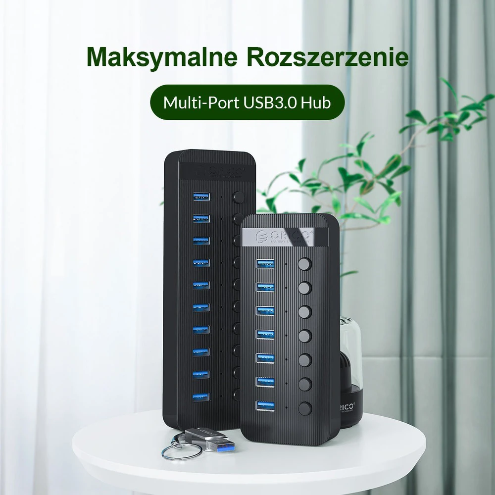 Orico 16x USB-A 3.2 Gen1 USB šakotuvas (CT2U3-16AB-EU-BK-BP)