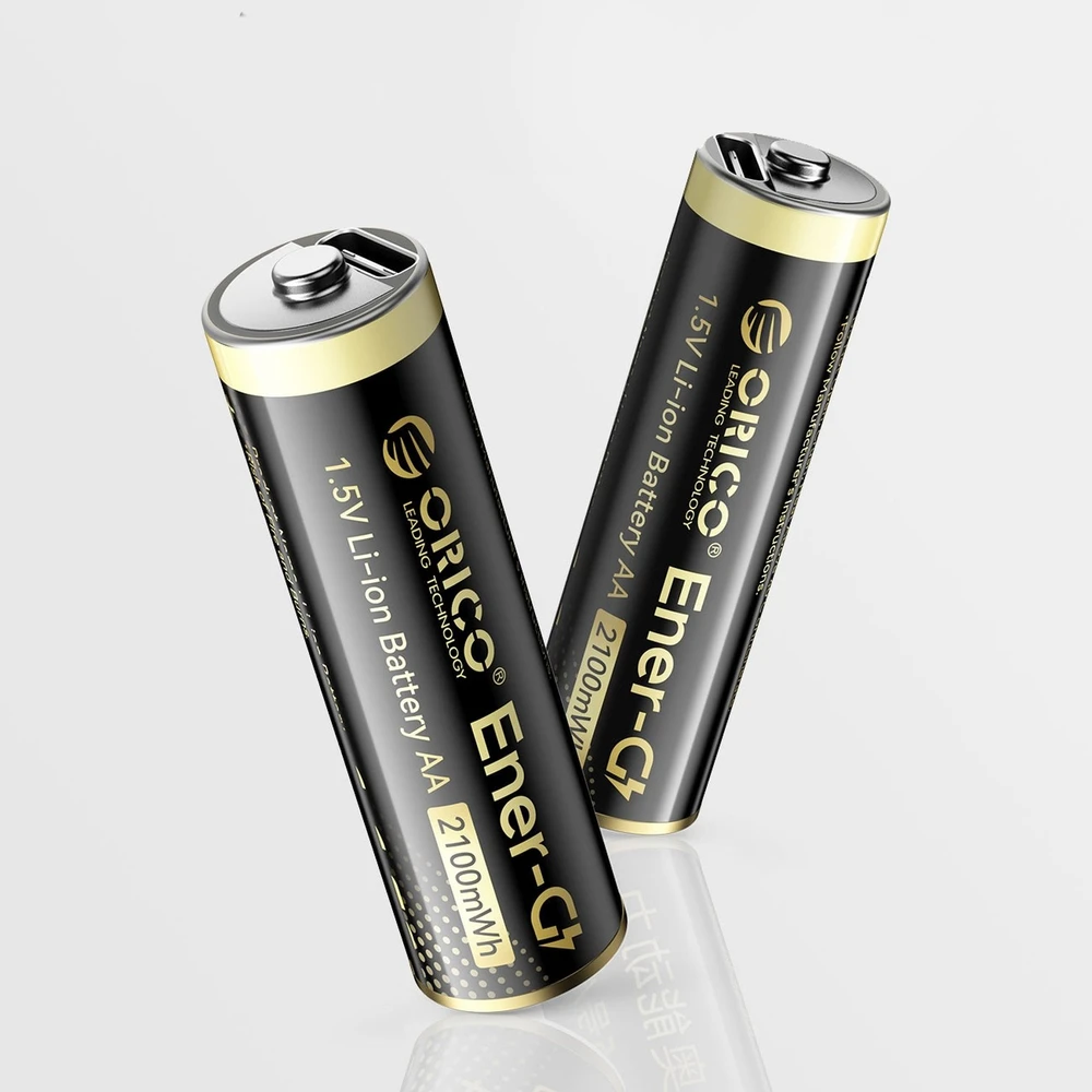 Orico Ličio baterija Ener-G EG5C 1,5 V 2100mWh akumuliatorius AA USB-C 2 vnt.