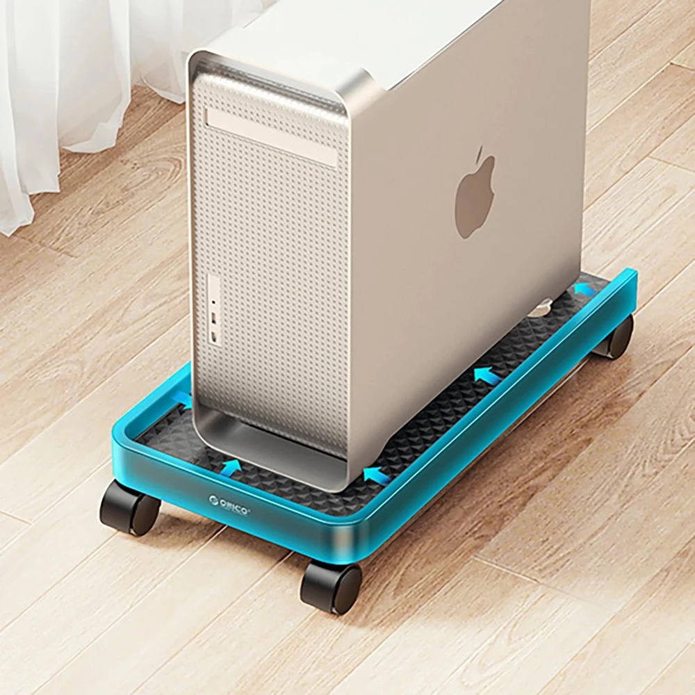 Orico CPB2 Computer Stand with Wheels – juodos spalvos