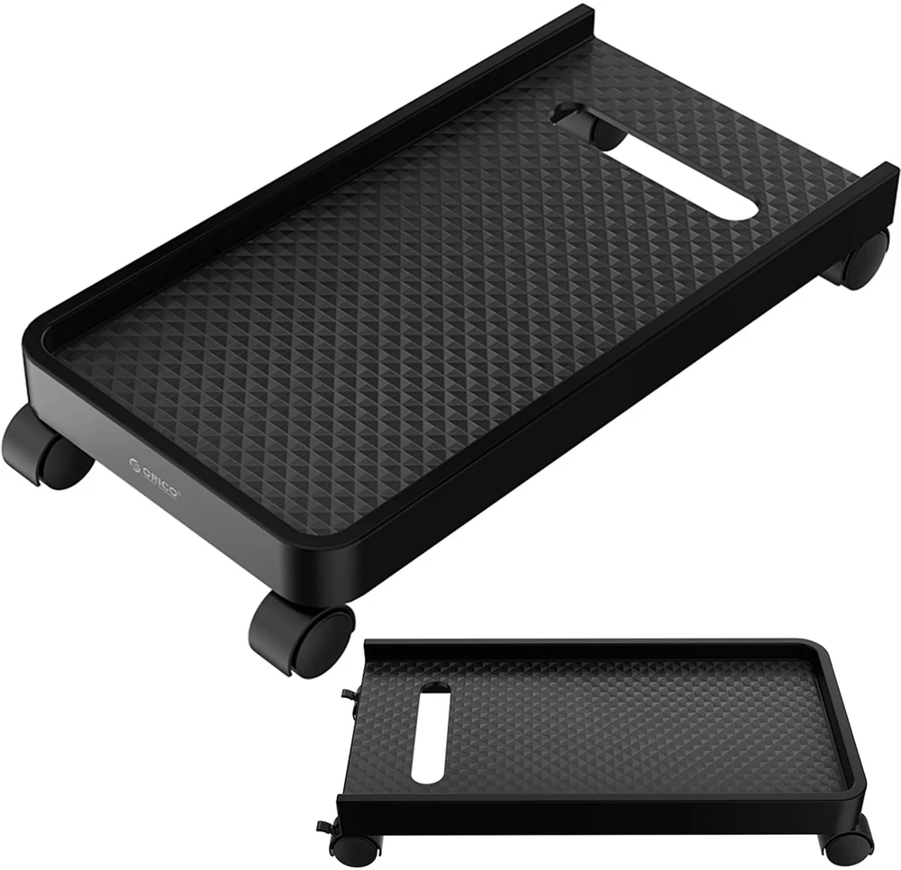 Orico CPB2 Computer Stand with Wheels – juodos spalvos