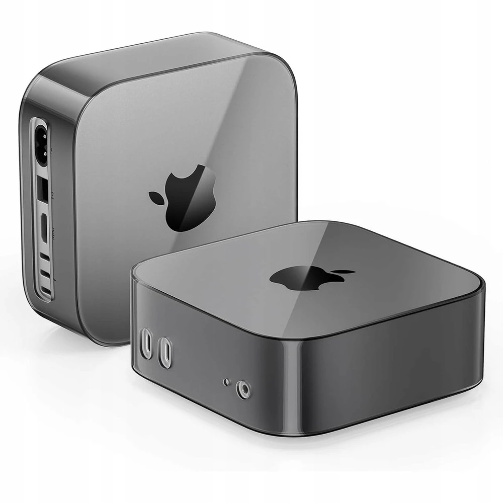Orico Dėklas na MacMini M4, skaidrus TPU, juoda