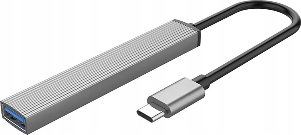 Orico AH-13 USB-C šakotuvo prijungimo stotelė 1x USB-A 3.0 + 3x USB-A 2.0 – pilkos spalvos