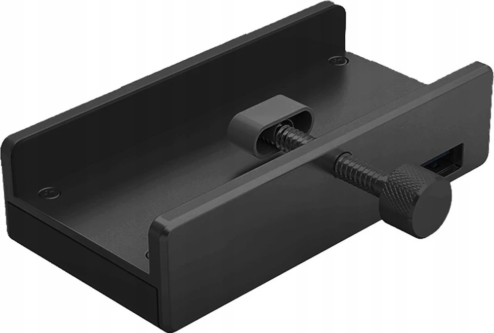 Orico MH4PU Hub Clamp-Mounted 4x USB-A 3.0 – juodos spalvos