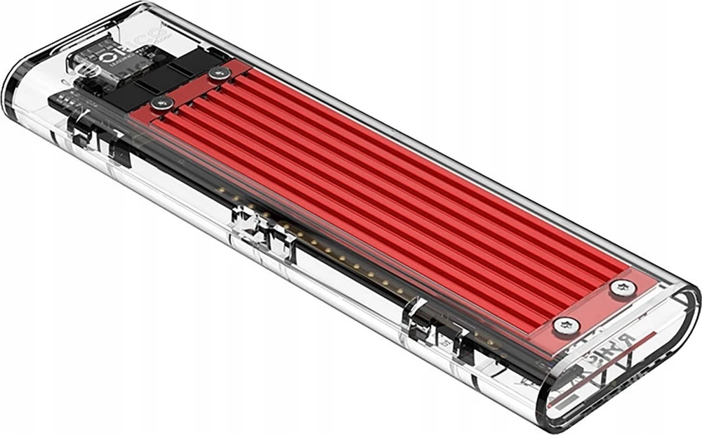 Orico TCM2-C3 M.2 NVME to USB-C 10Gb/s Disk Drive – raudonos spalvos