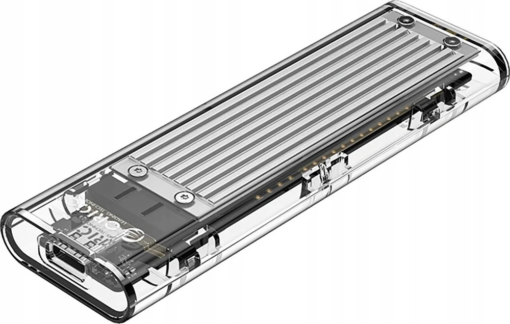 Orico TCM2-C3 M.2 NVME to USB-C 10Gb/s Disk Drive – pilkos spalvos