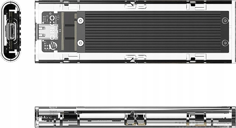 Orico TCM2-C3 M.2 NVME to USB-C 10Gb/s Disk Drive – juodos spalvos