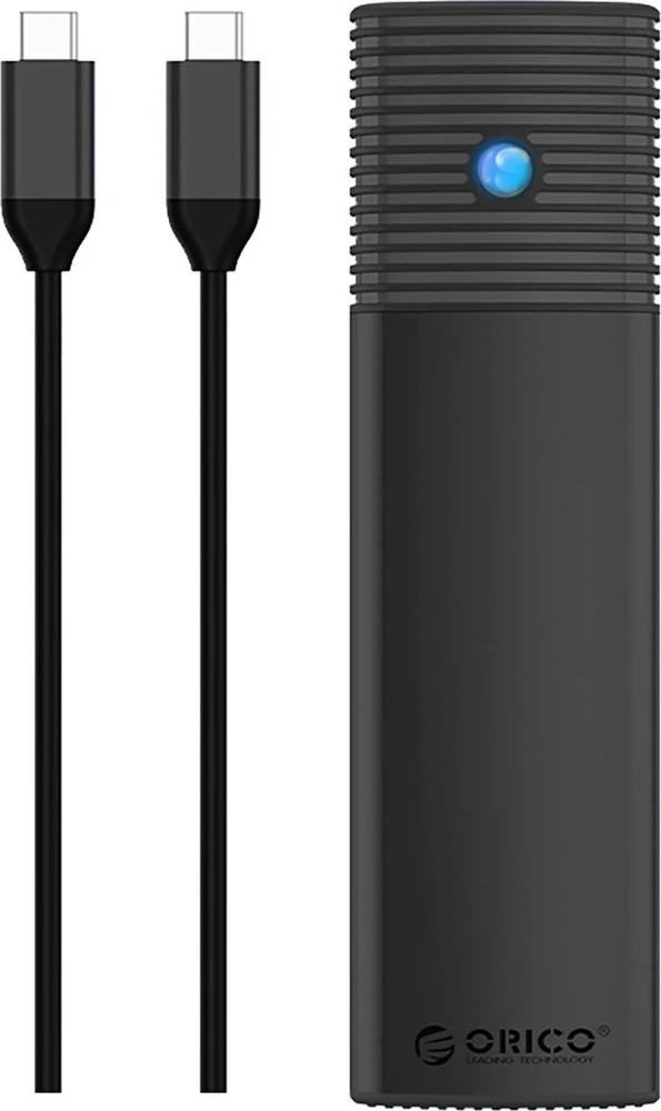 Kietasis diskas Orico PWM2 M.2 NGFF SATA USB-C 5Gb/s Disk Drive – juodos spalvos