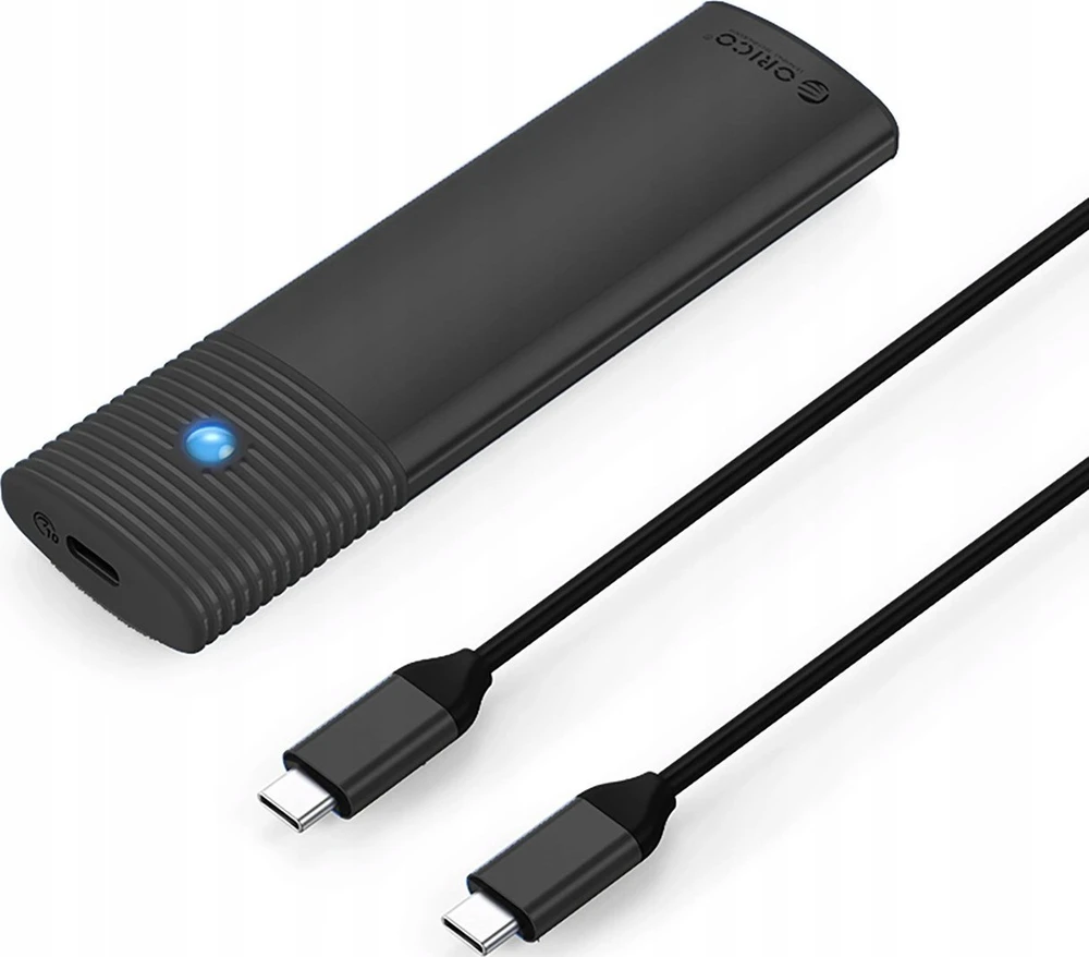 Kietasis diskas Orico PWM2 M.2 NGFF SATA USB-C 5Gb/s Disk Drive – juodos spalvos