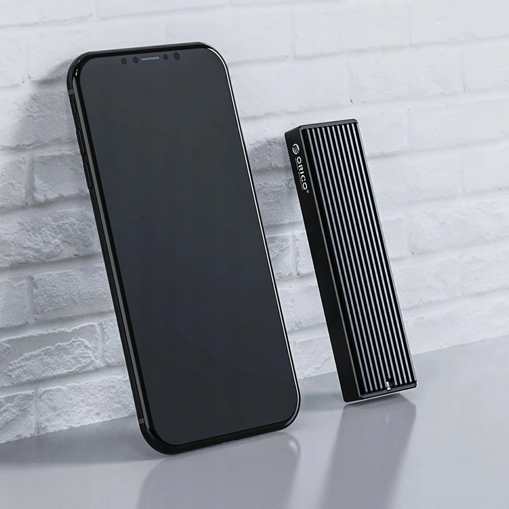 Orico M2PV-C3 M.2 NVME USB-C 10Gb/s Disk Drive – juodos spalvos